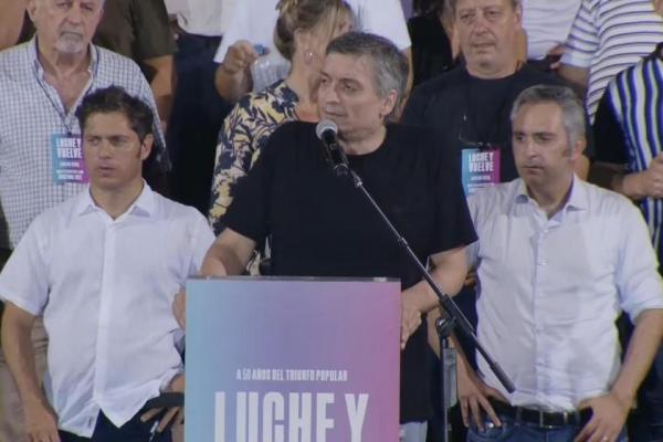 Máximo Kirchner encabeza un acto del PJ bonaerense mientras el FDT define candidatos y estrategia