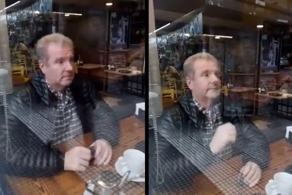 Escracharon a Gerardo Milman en un café frente al Congreso