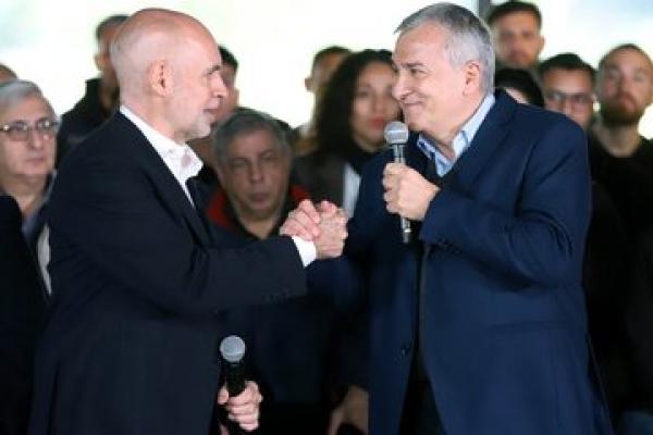 Sin propuestas, Larreta se mostró con Morales y prometió "terminar" el kirchnerismo