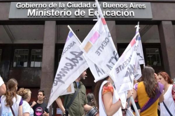 Ademys realizará un paro docente y marchará en rechazo a las políticas del Ministerio de Educación porteño