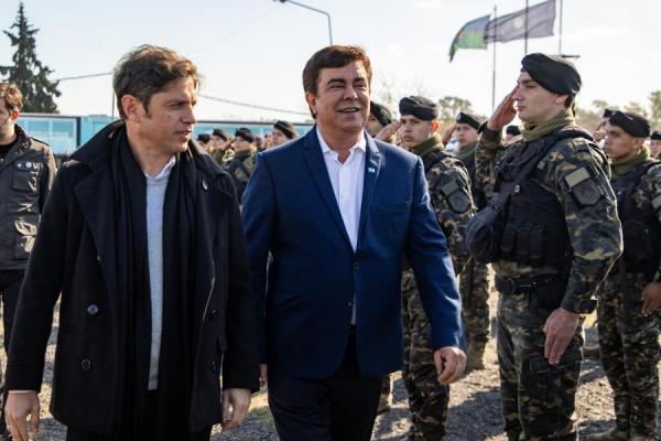 Kicillof y Espinoza quintuplicaron patrulleros y policías de La Matanza en comparación con la gestión de Vidal