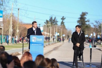 Kicillof y Achával inauguraron la obra del Canal Agustoni: "Al abandono le pusimos el corazón y obras"