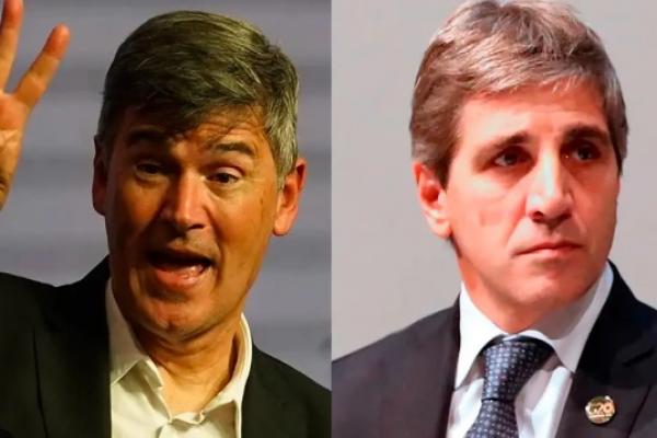 "Toto" Caputo se enojó con Llaryora por los "pituquitos de Recoleta": "Es un boludo"