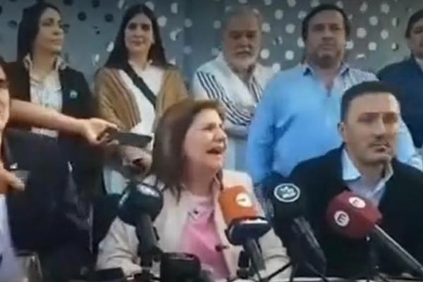 ¡Fuera Patricia, fuera!: Bullrich fue increpada en San Luis y aprovechó para ratificar que rechaza "dialogar"
