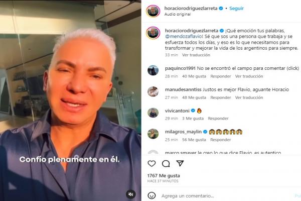 Larreta sigue sumando respaldos: esta vez de la mano de Flavio Mendoza