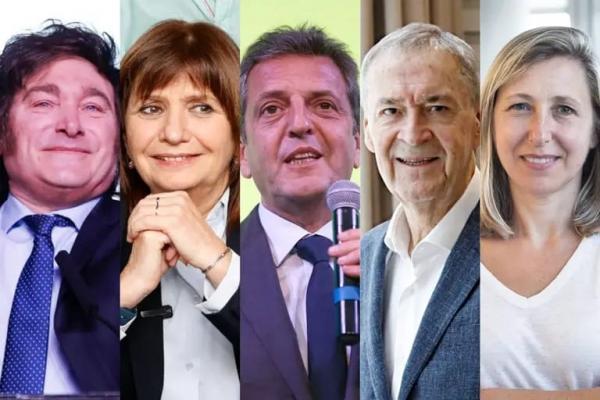 Primer debate elecciones 2023: cuándo es y sobre qué temas debatirán los cinco candidatos presidenciales