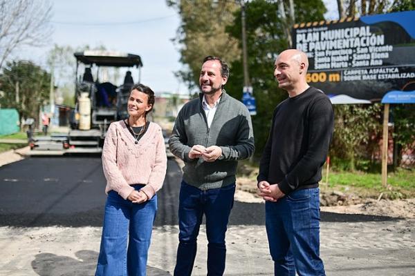 Sujarchuk recorrió obras en Belén de Escobar y Maquinista Savio