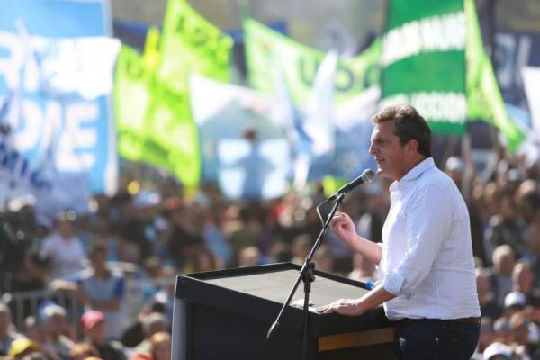 Sergio Massa relanzó su campaña de cara a octubre: "Voy a ser el presidente de los trabajadores"