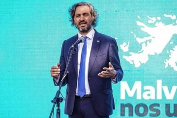Cafiero repudió las declaraciones de Mondino sobre "respetar" la autodeterminación de habitantes de Malvinas