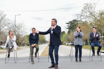 Massa apuntó contra la inseguridad, pidió votar el "final" de Ganancias y que la devolución del IVA sea ley