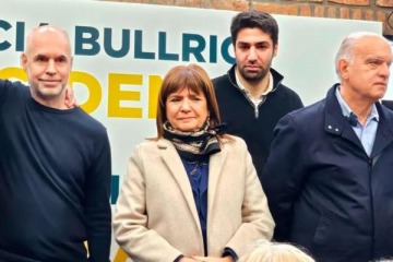 Larreta se sumó desganado a la campaña de Bullrich y se mostraron con candidatos alicaídos del conurbano