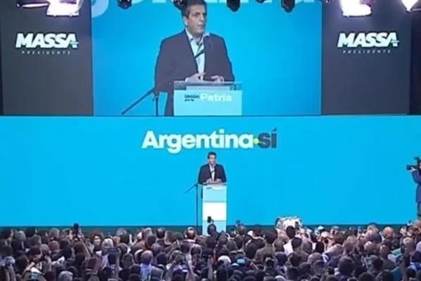 La grieta se murió: Massa convocó a la unidad nacional sobre la base del desarrollo federal