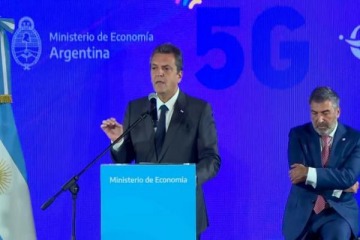 Massa anunció la llegada del 5G al país: "Es clave avanzar en la conectividad"