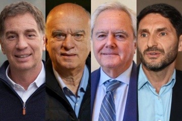 Dirigentes de JxC celebraron la designación de Bullrich frente al Ministerio de Seguridad