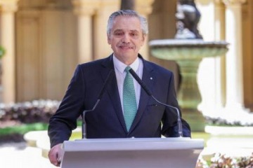Foto de Alberto Fernndez emiti su discurso de despedida y lament "no haber podido cerrar la grieta"