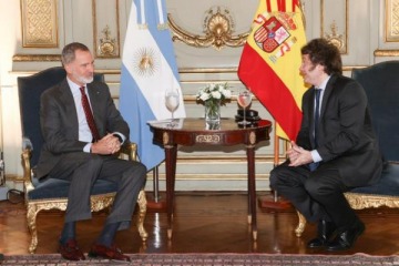 Foto de A horas de su asuncin, Milei se reuni con el rey de Espaa y con los presidentes de Armena y de Paraguay 