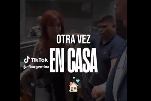 Cristina volvió al Instituto Patria y lo contó todo por Tik Tok
