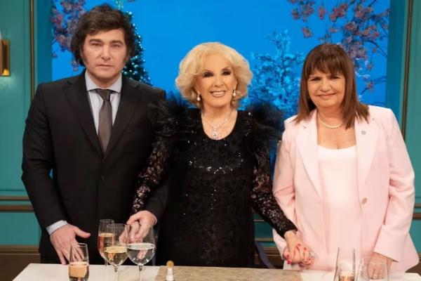 Milei con Mirtha Legrand: de la insólita crítica a los cacerolazos a la idea de echar a la mitad de los trabajadores públicos