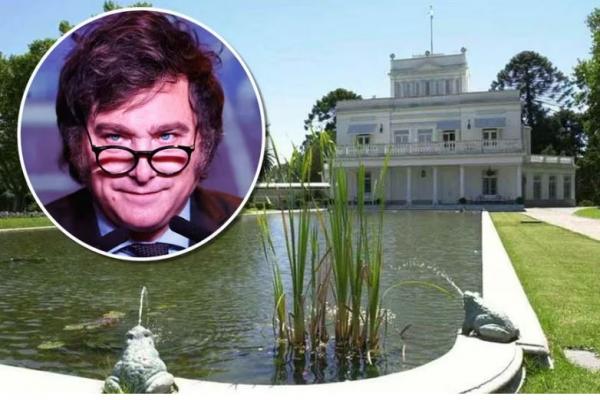 Sin perros y tras hacer una "limpieza de malas energías", Milei deja el Libertador y se muda a Olivos