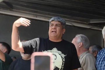 Pablo Moyano cargó contra legisladores en el acto de la CGT: "Tengan principios y no traicionen a los trabajadores"