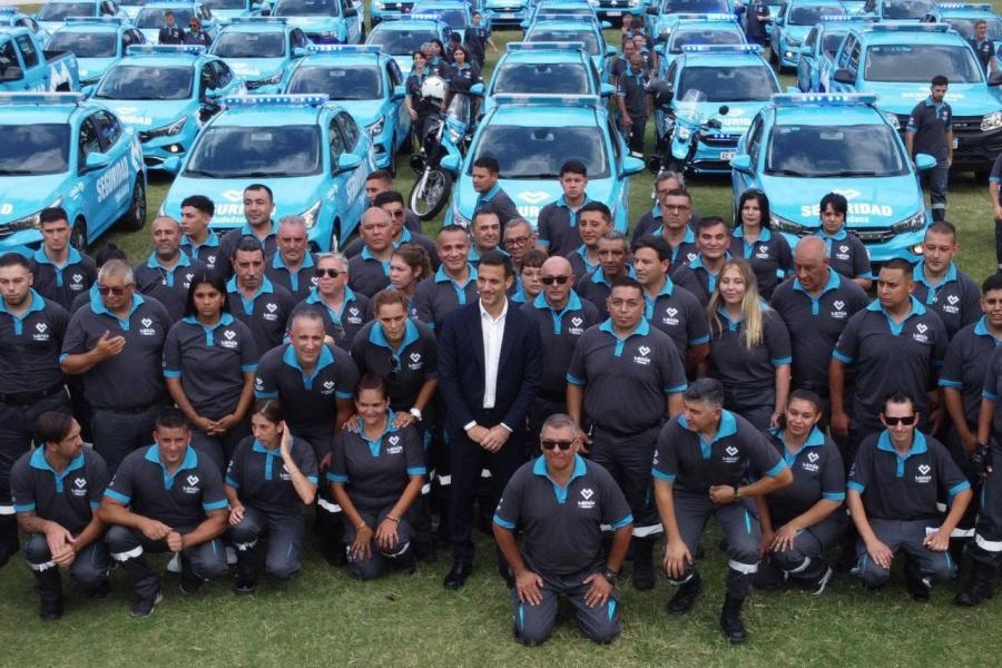 Julián Álvarez incorporó 50 móviles nuevos para Seguridad Ciudadana en Lanús
