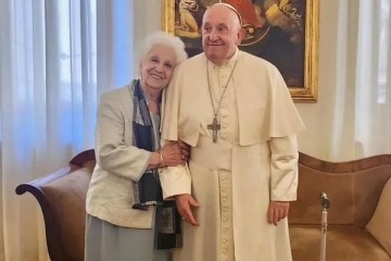 Tras el encuentro que compartieron, Estela de Carlotto aseguró que el Papa Francisco tiene ganas de venir a la Argentina