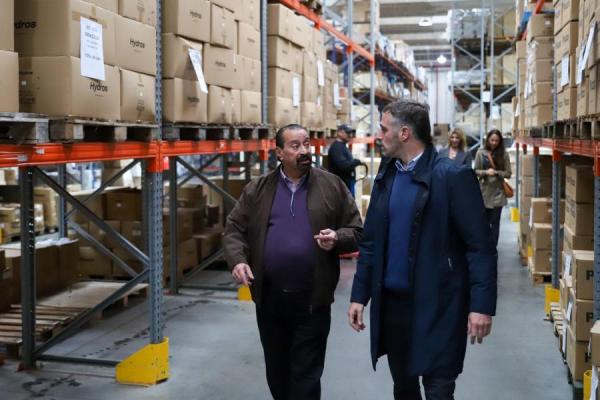 Pilar: Achával recorrió la fábrica Piazza en el marco del programa IndustrializAR