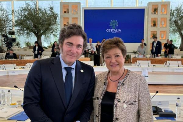 Milei se reunió con Kristalina Georgieva luego del comunicado favorable del FMI y la octava aprobación del programa