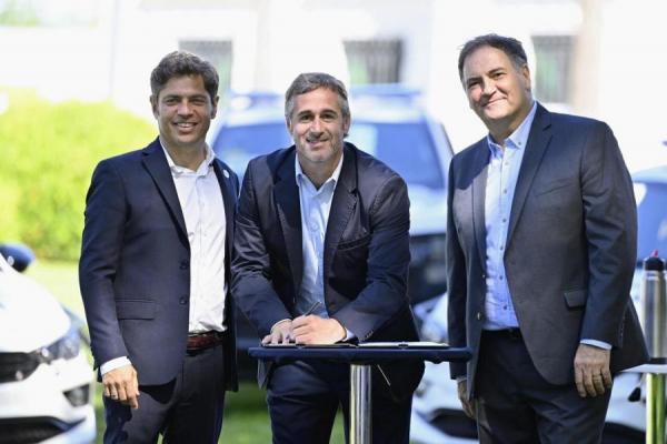 Achával acompañó a Kicillof en el anuncio del Fondo de Seguridad para Municipios