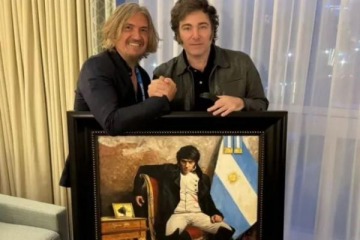 Foto de Milei dice que su "popularidad est en niveles mximos" y que Argentina "va a ser como Suiza o mejor"