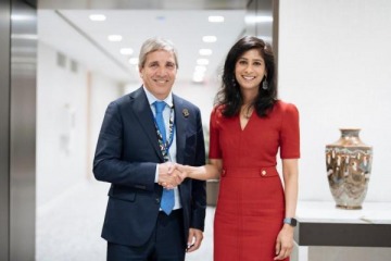 Foto de Caputo se reuni con la nmero dos del FMI: "Nos manifest nuevamente su apoyo y confianza"