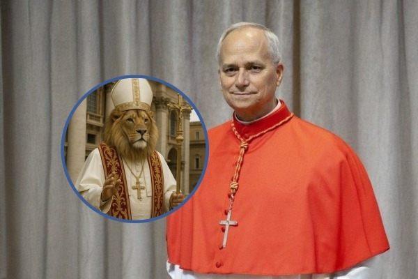 "Las fuerzas del cielo han dado su veredicto": la insólita publicación de Milei con la imagen de un león vestido de Papa