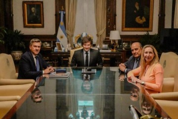 Milei se reunió con Zdero en Casa Rosada tras el triunfo electoral en Chaco