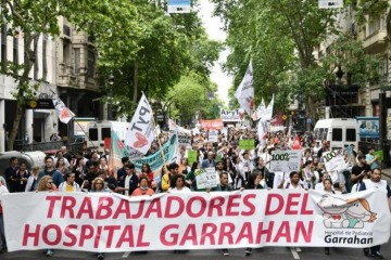 El Garrahan vuelve a movilizar este miércoles frente al Ministerio de Trabajo a pesar de la conciliación obligatoria dictada por el Gobierno