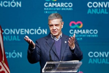 La crítica de Jorge Macri a Milei en la Cámara de Constructores
