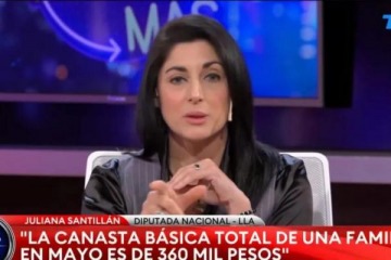 Insólito: la diputada Juliana Santillán aseguró en TV que "una familia necesitó 360 mil pesos para alcanzar la canasta básica"