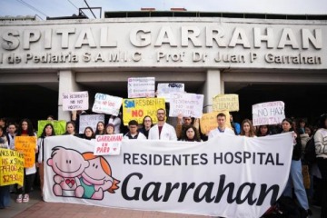 El Gobierno amenazó con sanciones a los residentes del Hospital Garrahan si continuan con los reclamos salariales
