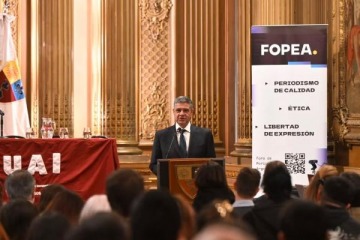 Jorge Macri aprovechó el foro de FOPEA para cuestionar otra vez a Milei: "Somos testigos de un hostigamiento constante"