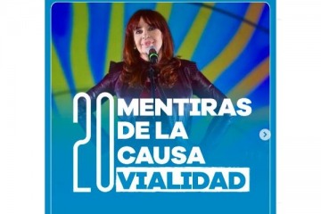 Difunden las 20 mentiras de la Causa Vialidad ante la expectactiva del fallo de la Corte contra Cristina