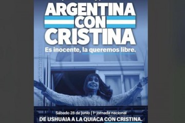 Se realizará la primera jornada nacional de Argentina con Cristina por todo el país