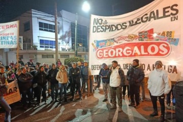Foto de Gendarmera reprimi a trabajadores de Georgalos en Panamericana: hay al menos ocho heridos