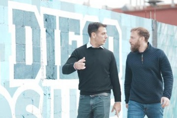 Federico Otermín y Julián Álvarez recorrieron obras sobre la calle Hornos, la construcción de un nuevo Potrero y un operativo de salud