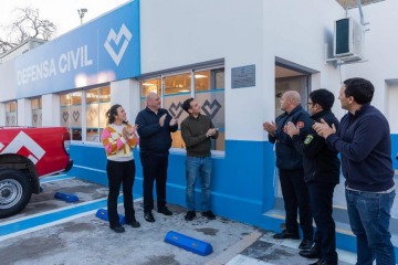 Lanús inauguró el nuevo edificio de Defensa Civil en el Palacio Municipal