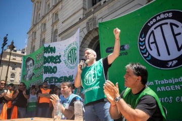 ATE salió en rechazo de la oferta del Gobierno de un 7,5% de aumento