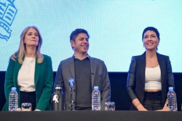 En plena campaña bonaerense, Axel Kicillof y Mayra Mendoza encabezaron juntos un acto en Quilmes