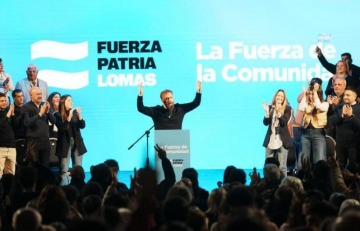 Federico Otermín y Sol Tischik lanzaron Fuerza Patria Lomas con un mensaje claro: "Comunidad frente a motosierra"