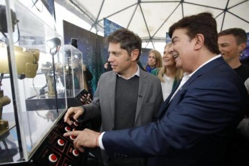 Kicillof y Espinoza inauguraron Hecho en MTZ, la exposición de industria y tecnología de La Matanza 