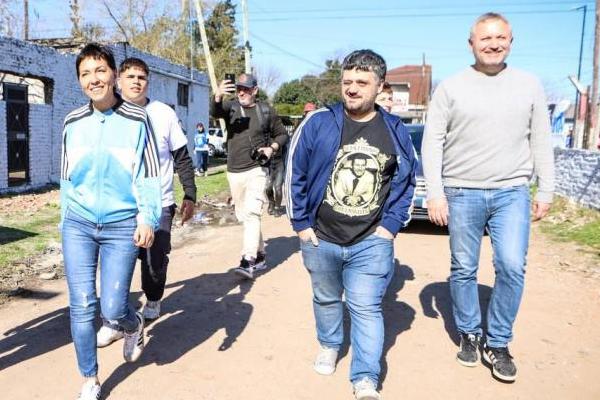 Fuerza Patria: Mayra Mendoza y Tignanelli llevaron la voz de Cristina a Almirante Brown y Lanús