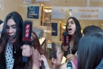 Libertarios agredieron a una periodista y a su padre camarógrafo durante la visita frustrada de Karina Milei