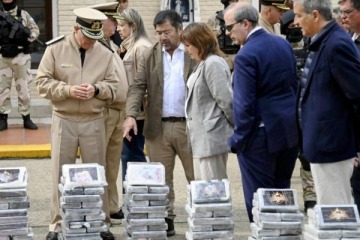 Patricia Bullrich presentará un operativo narco que decomisó 500 kilos de cocaína